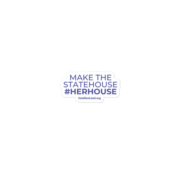Barrier Breaker Blue #HerHouse Sticker