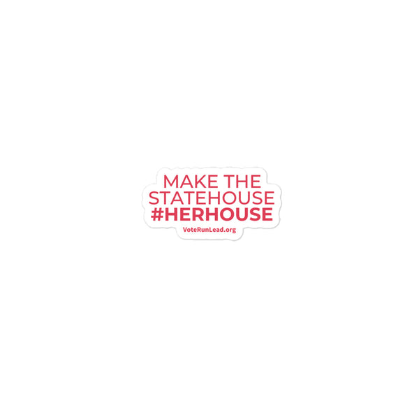 Run As You Are Red #HerHouse Sticker