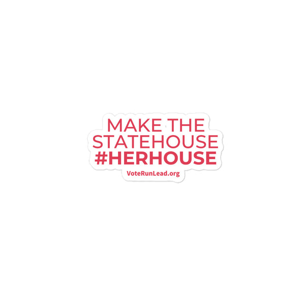 Run As You Are Red #HerHouse Sticker